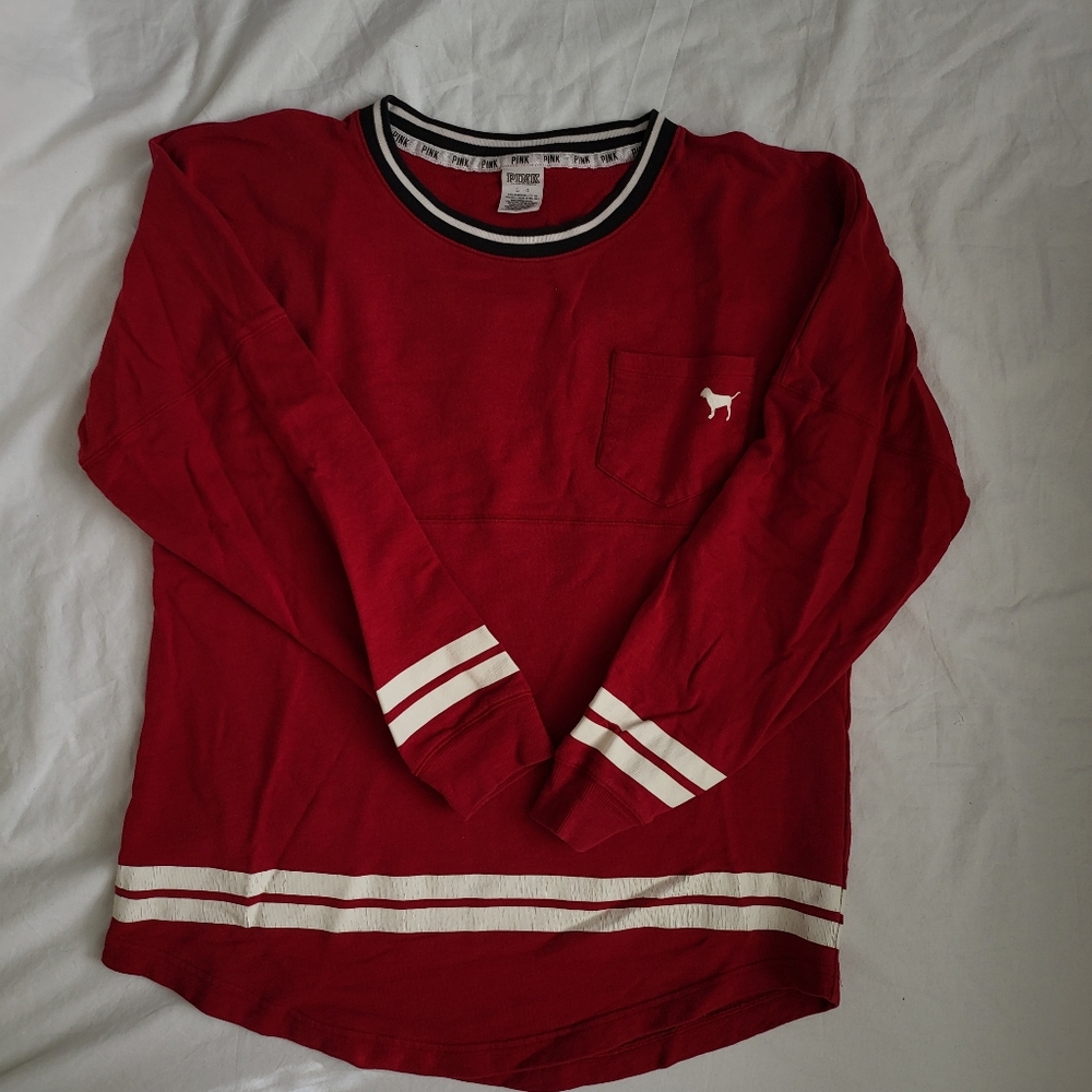 Pink Victoria's Secret Sweater Large Wine Red